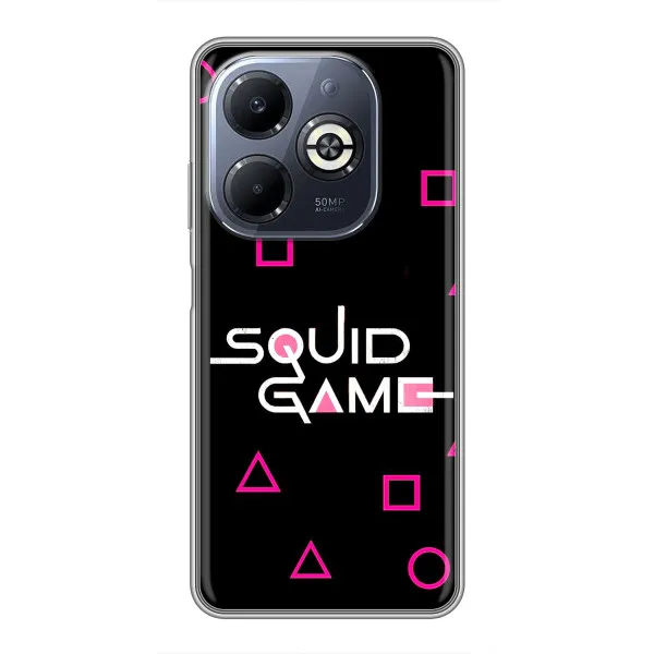 Чехол с принтом «Паттерн Игра кальмара» для Infinix Smart 8 Plus Чехол с принтом «Паттерн Игра кальмара» для Infinix Smart 8 Plus