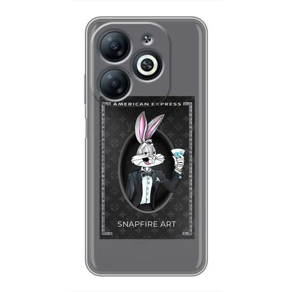 Чехол с принтом «Бакс Бани LV» для Infinix Smart 8 Чехол с принтом «Бакс Бани LV» для Infinix Smart 8