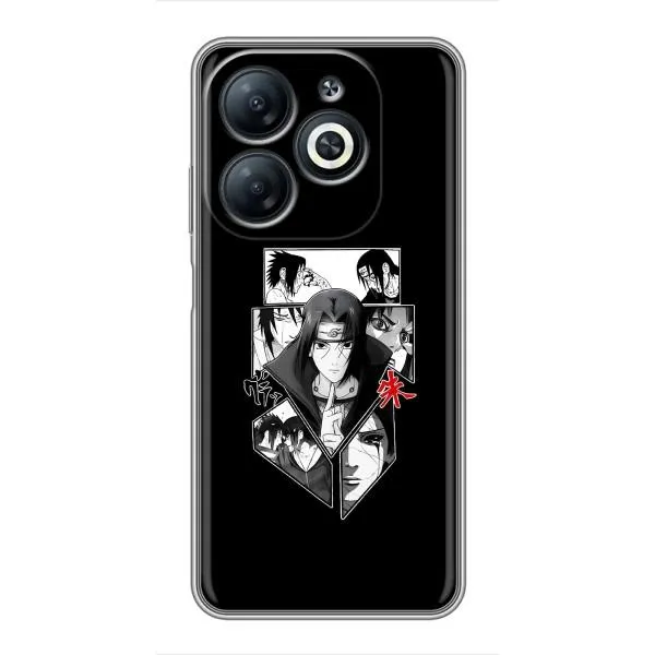 Чехол с принтом «коллаж Итачи» для Infinix Smart 8 Чехол с принтом «коллаж Итачи» для Infinix Smart 8