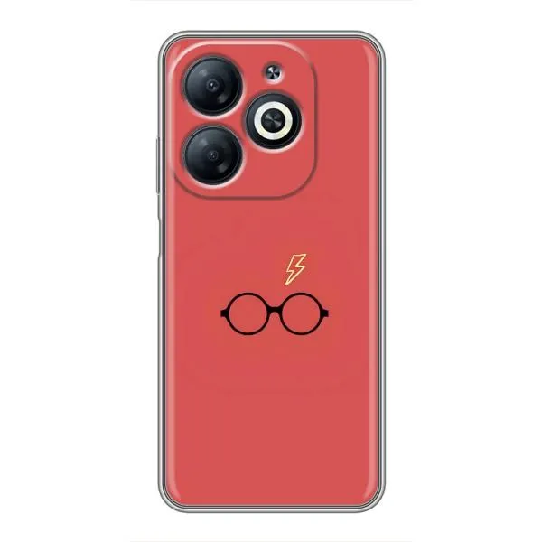 Чохол з принтом «шрам та окуляри» для Infinix Smart 8