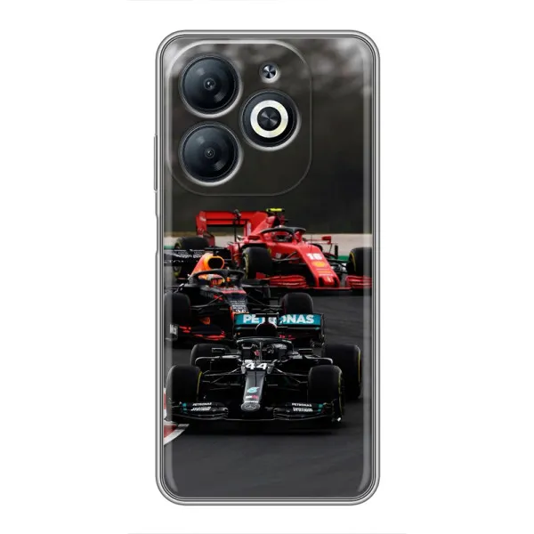 Чехол с принтом «Гонка Формула 1» для Infinix Smart 8