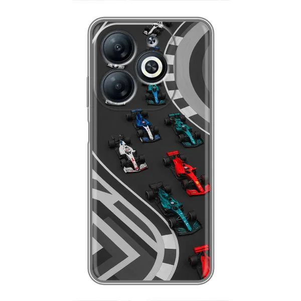 Чехол с принтом «Трасса Ф1» для Infinix Smart 8