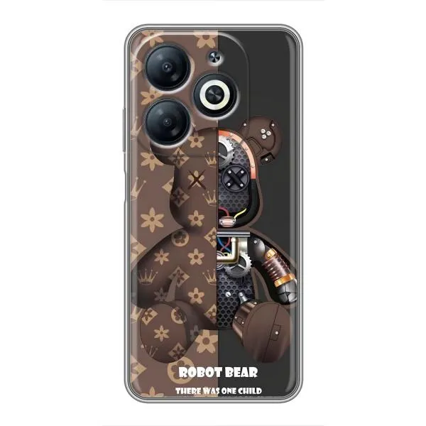 Чехол с принтом «Медведь Луи Витон» для Infinix Smart 8 Чехол с принтом «Медведь Луи Витон» для Infinix Smart 8