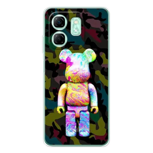 Чехол с принтом «Яркий Bearbrick» для Infinix Smart 9 Чехол с принтом «Яркий Bearbrick» для Infinix Smart 9
