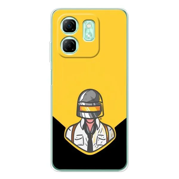 Чехол с принтом «Пабг в шлеме» для Infinix Smart 9 Чехол с принтом «Пабг в шлеме» для Infinix Smart 9
