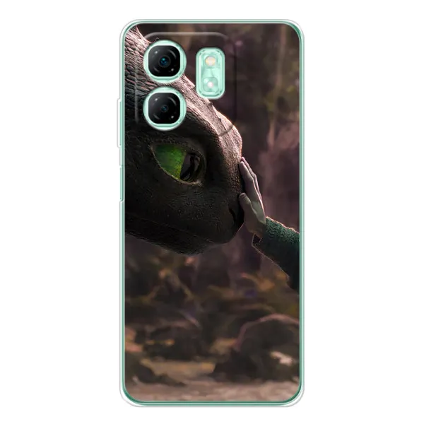 Чехол с принтом «Сцена с драконом» для Infinix Smart 9