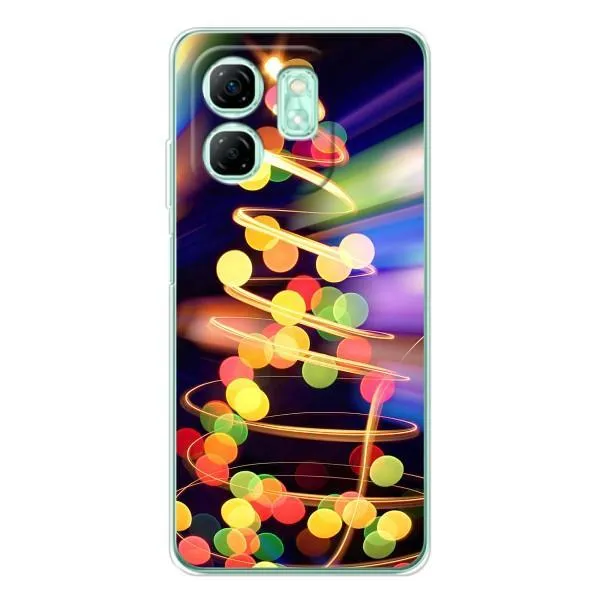 Чехол с принтом «Елка с гирлянд» для Infinix Smart 9