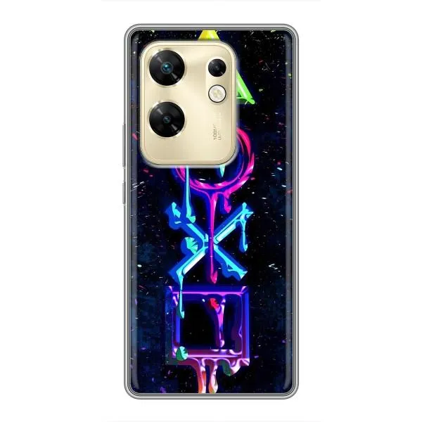 Чехол с принтом «Pleystation лого» для Infinix Zero 30 Чехол с принтом «Pleystation лого» для Infinix Zero 30