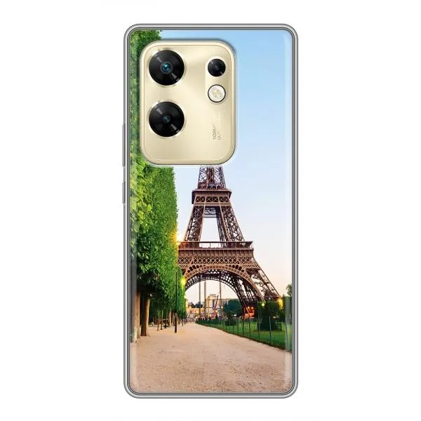 Чехол с принтом «Дорога в Париж» для Infinix Zero 30