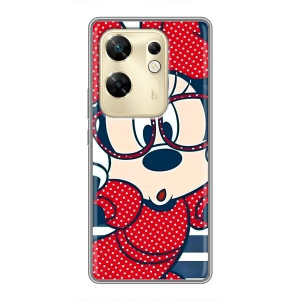 Чехол с принтом «Маус в очках» для Infinix Zero 30
