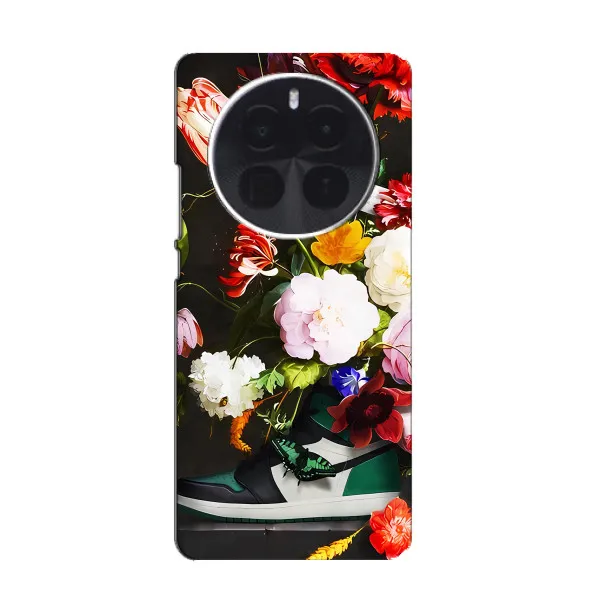 Чехол с принтом «Nike цветы» для Infinix Zero 40 5G