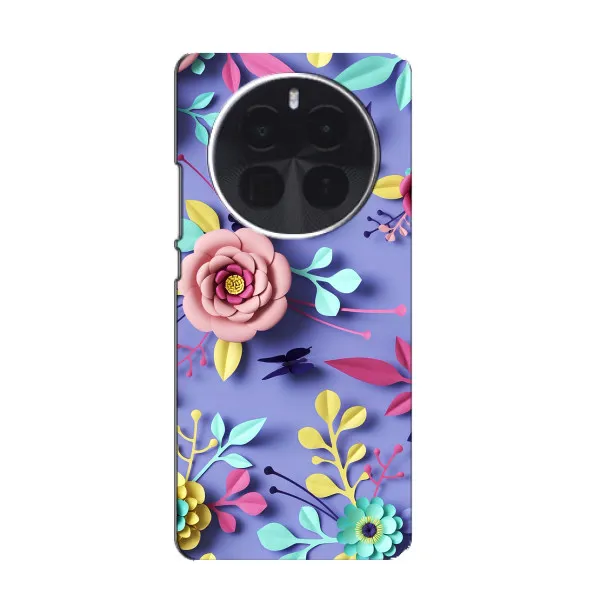 Чехол с принтом «Цветочный дизайн» для Infinix Zero 40 5G