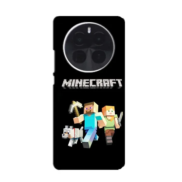 Чехол с принтом «герои Minecraft» для Infinix Zero 40 5G