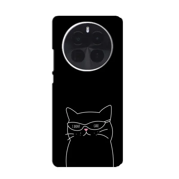 Чехол с принтом «Равнодушный кот» для Infinix Zero 40 5G