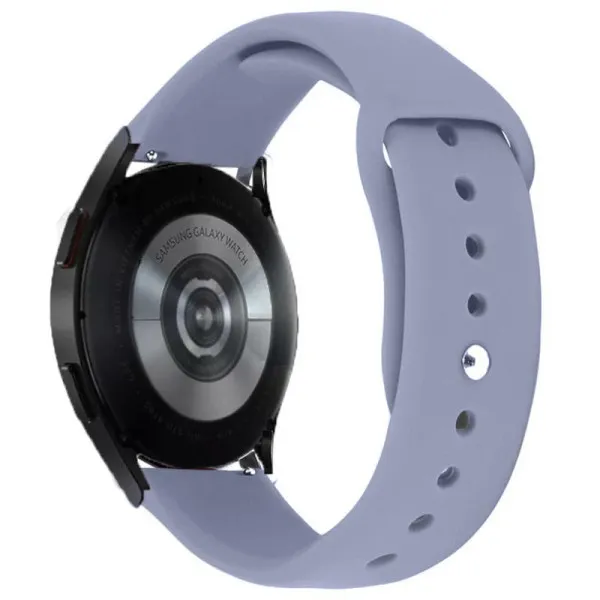 Силиконовый ремешок Sport для Smart Watch 20mm — Серый — фото 1