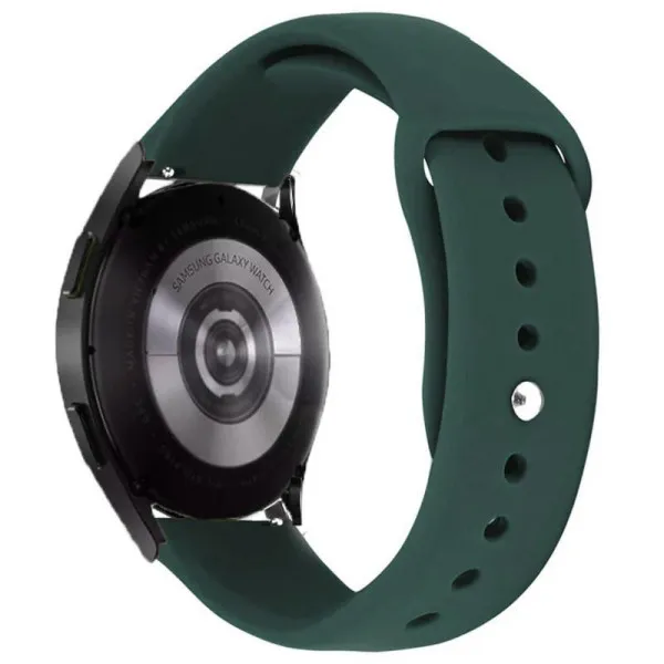Силиконовый ремешок Sport для Smart Watch 22mm — Зеленый — фото 1