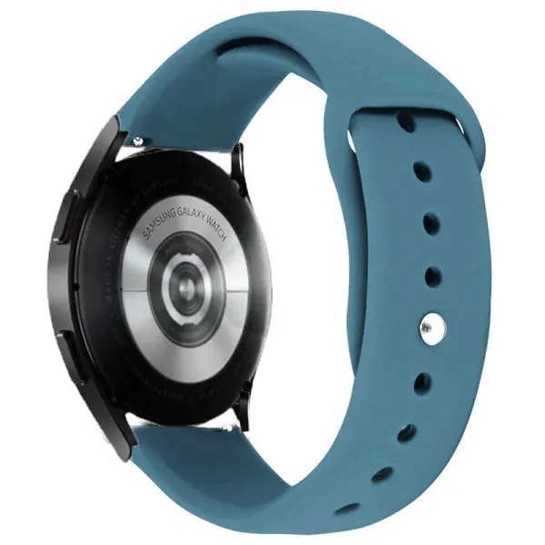Силиконовый ремешок Sport для Smart Watch 20mm — Зеленый — фото 1