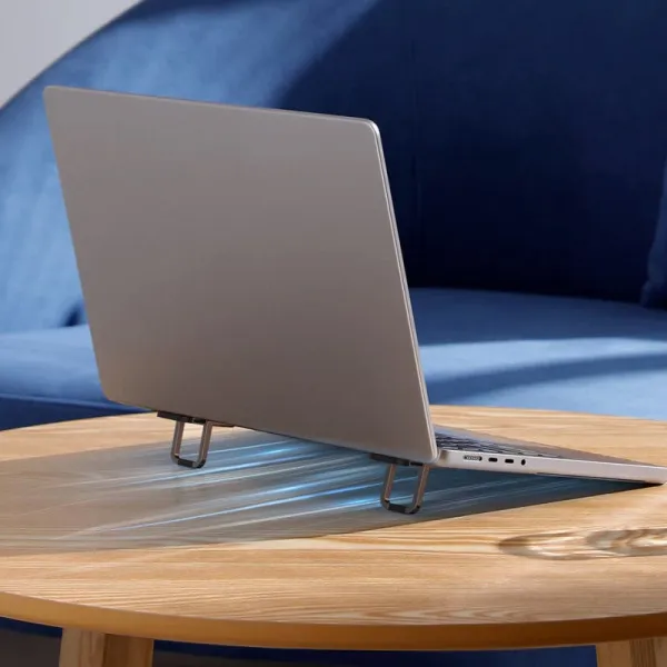 Подставка для ноутбука Baseus Slim Laptop Kickstand (2шт) (LUZC00001) — Серый — фото 2 Подставка для ноутбука Baseus Slim Laptop Kickstand (2шт) (LUZC00001) — Серый — фото 2