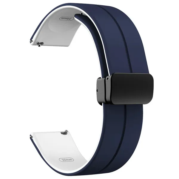Силиконовый ремешок Classy для Smart Watch 20mm — Blue — фото 2