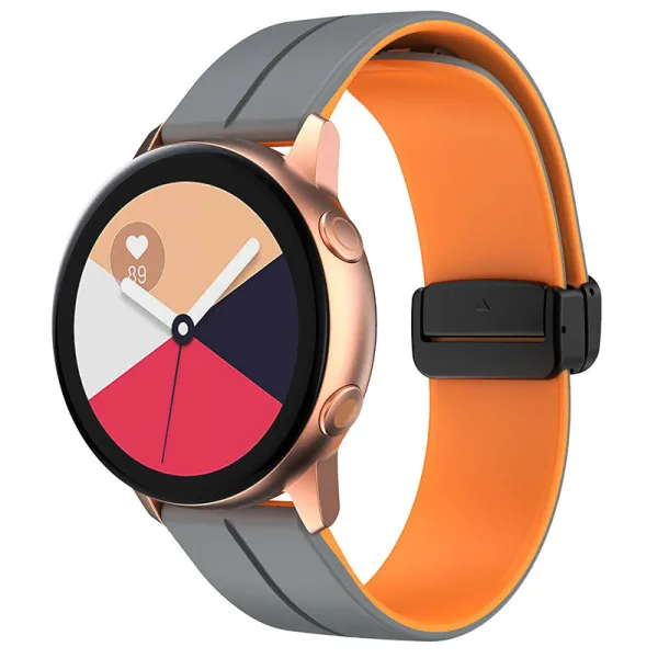 Силиконовый ремешок Classy для Smart Watch 20mm — Серый — фото 1
