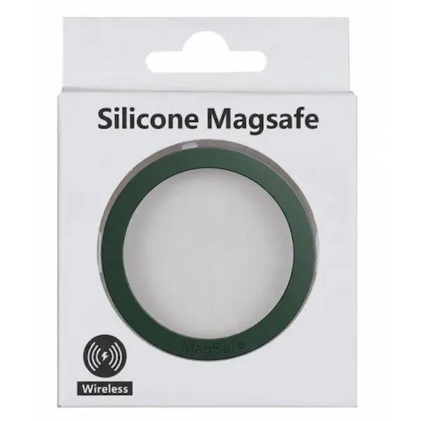 Металлическое кольцо Silicone Magnetic — Темно зеленый — фото 2 Металлическое кольцо Silicone Magnetic — Темно зеленый — фото 2