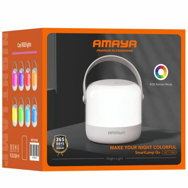 Ночник RGB Amaya ALT-10N 2000 mAh — Белый — фото 2
