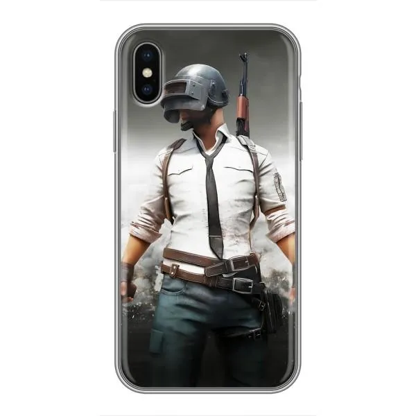 Чехол с принтом «Пабг мен» для iPhone X Чехол с принтом «Пабг мен» для iPhone X