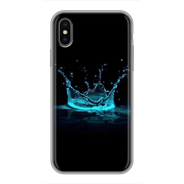Чехол с принтом «Капля короны» для iPhone X Чехол с принтом «Капля короны» для iPhone X