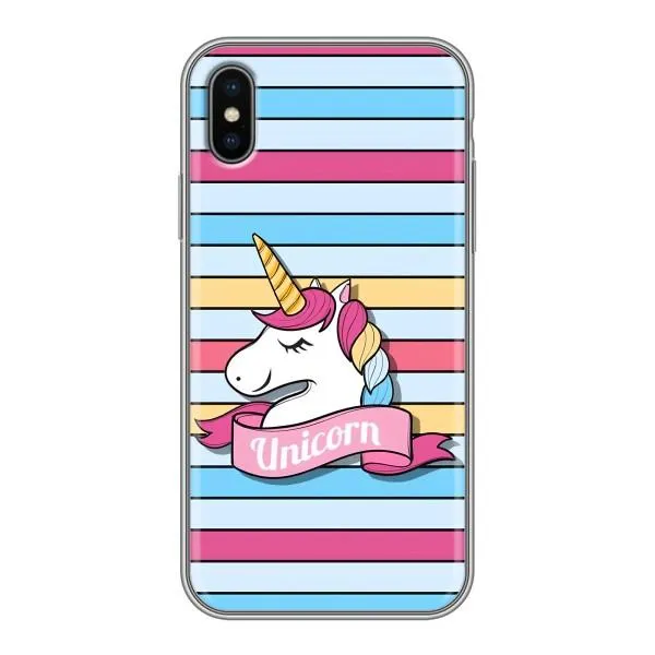 Чехол с принтом «Unicorn» для iPhone X