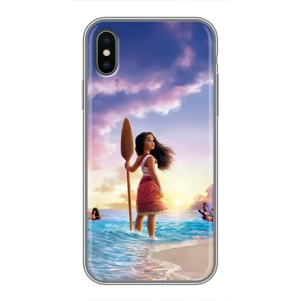 Чехол с принтом «Моана с веслом» для iPhone X Чехол с принтом «Моана с веслом» для iPhone X