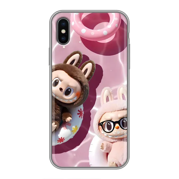 Чехол с принтом «Игрушка Лабубу» для iPhone X