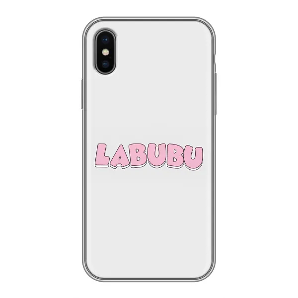 Чехол с принтом «Лого Лабубу» для iPhone X