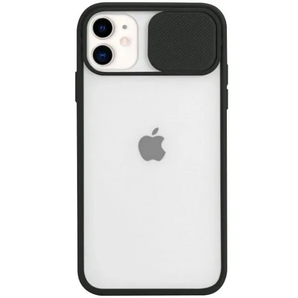 Чехол Camshield mate TPU со шторкой для камеры для Apple iPhone 12 mini (5.4") — Черный