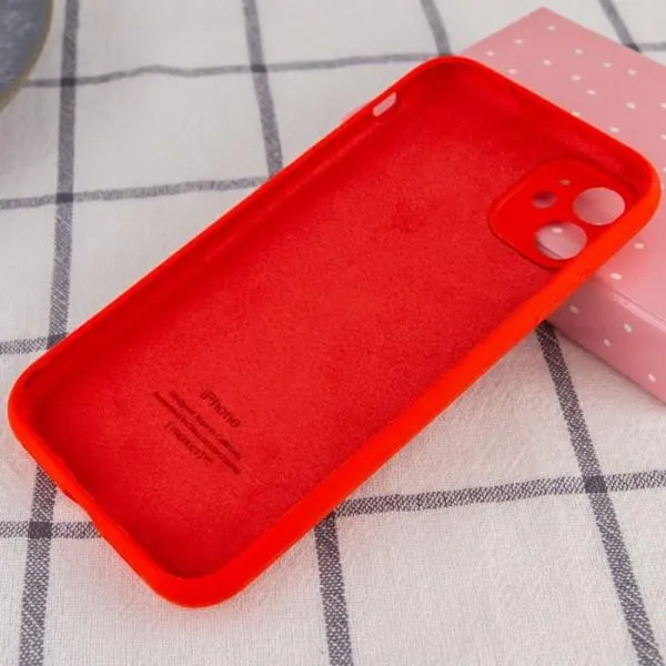 Чехол Silicone Case Full Camera Protective (AA) для Apple iPhone 12 mini (5.4") — Белый — фото 2
