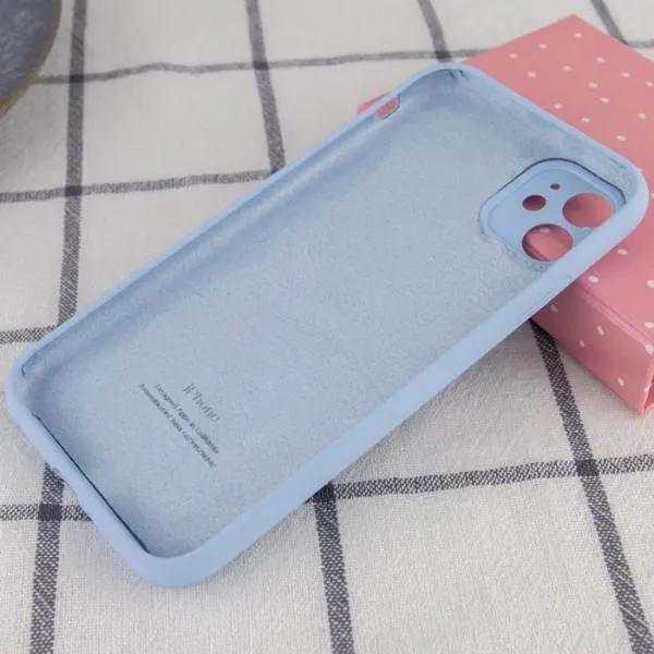 Чехол Silicone Case Full Camera Protective (AA) для Apple iPhone 12 mini (5.4") — Белый — фото 3