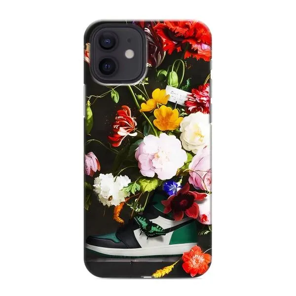 Чехол с принтом «Nike цветы» для iPhone 12 mini