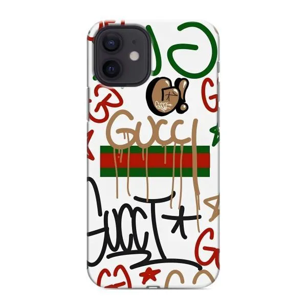 Чехол с принтом «Стиль GUUCI» для iPhone 12 mini