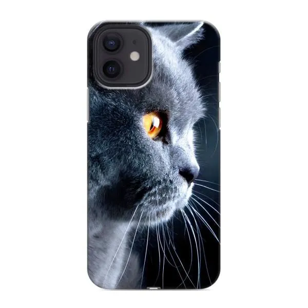 Чехол с принтом «Серый Кот» для iPhone 12 mini