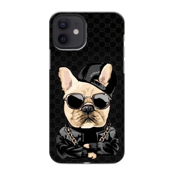 Чехол с принтом «Стильная собака» для iPhone 12 mini