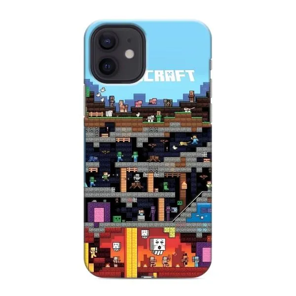Чехол с принтом «фон Minecraft» для iPhone 12 mini