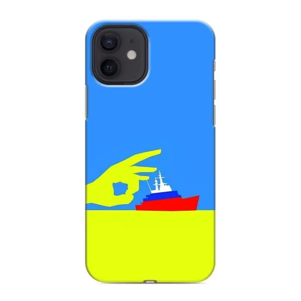 Чехол с принтом «Щелбан кораблю» для iPhone 12 mini
