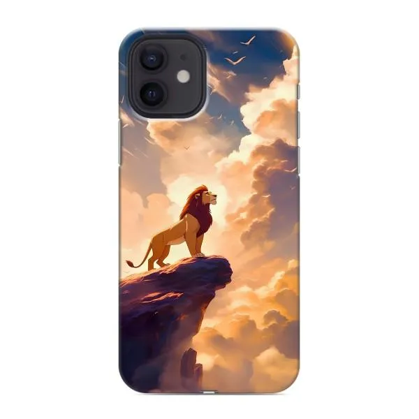 Чехол с принтом «Симба на скале» для iPhone 12 mini Чехол с принтом «Симба на скале» для iPhone 12 mini