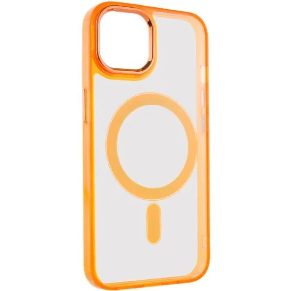 Чехол TPU Iris with Magnetic Fit для Apple iPhone 12 Pro Max (6.7") — Оранжевый — фото 2 Чехол TPU Iris with Magnetic Fit для Apple iPhone 12 Pro Max (6.7") — Оранжевый — фото 2