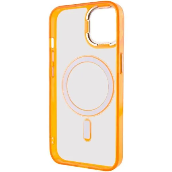 Чехол TPU Iris with Magnetic Fit для Apple iPhone 12 Pro Max (6.7") — Оранжевый — фото 4 Чехол TPU Iris with Magnetic Fit для Apple iPhone 12 Pro Max (6.7") — Оранжевый — фото 4