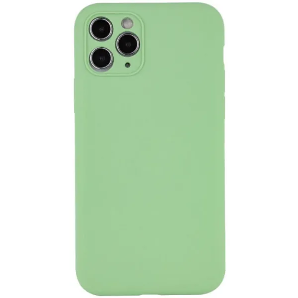 Чехол Silk Full Camera Protective (AA) NO LOGO для Apple iPhone 12 Pro Max (6.7") — Мятный — фото 1