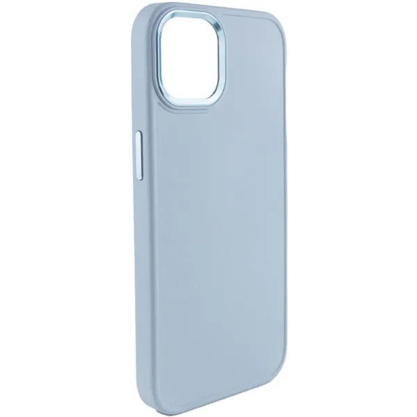 TPU чехол Bonbon Metal Style для Apple iPhone 12 Pro Max (6.7") — Голубой — фото 1