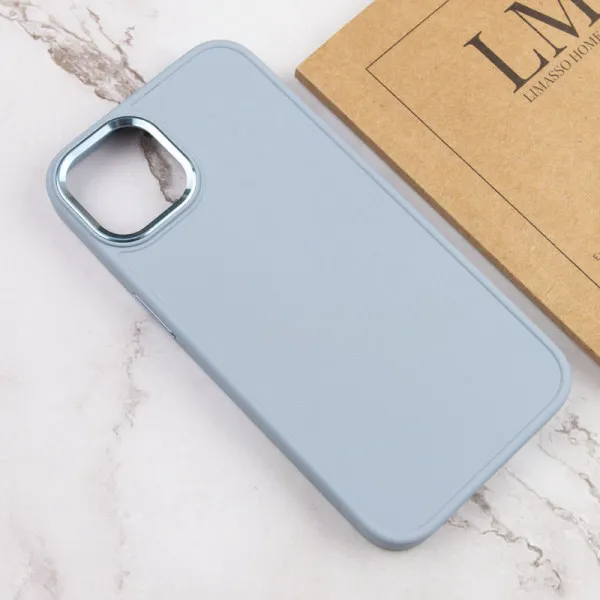 TPU чехол Bonbon Metal Style для Apple iPhone 12 Pro Max (6.7") — Голубой — фото 5