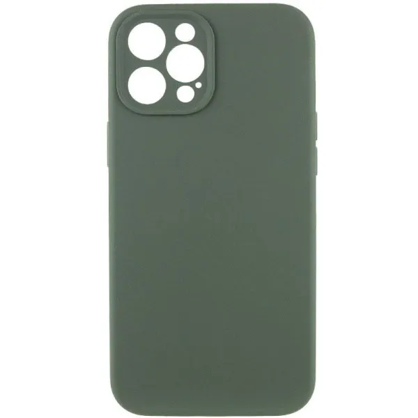 Чехол Silk Full Camera Protective (AA) NO LOGO для Apple iPhone 12 Pro Max (6.7") — Зеленый — фото 1