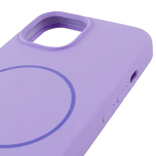 Чохол Silk Full Protective (AA) NO LOGO with Magnetic Fit для Apple iPhone 12 Pro Max (6.7") — Бузковий — фото 4 Чохол Silk Full Protective (AA) NO LOGO with Magnetic Fit для Apple iPhone 12 Pro Max (6.7") — Бузковий — фото 4