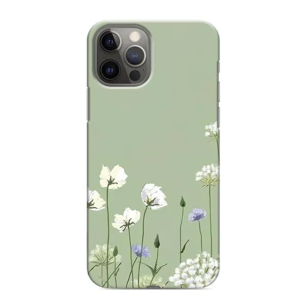 Чехол с принтом «Цветы на зеленом» для iPhone 12 Pro Max